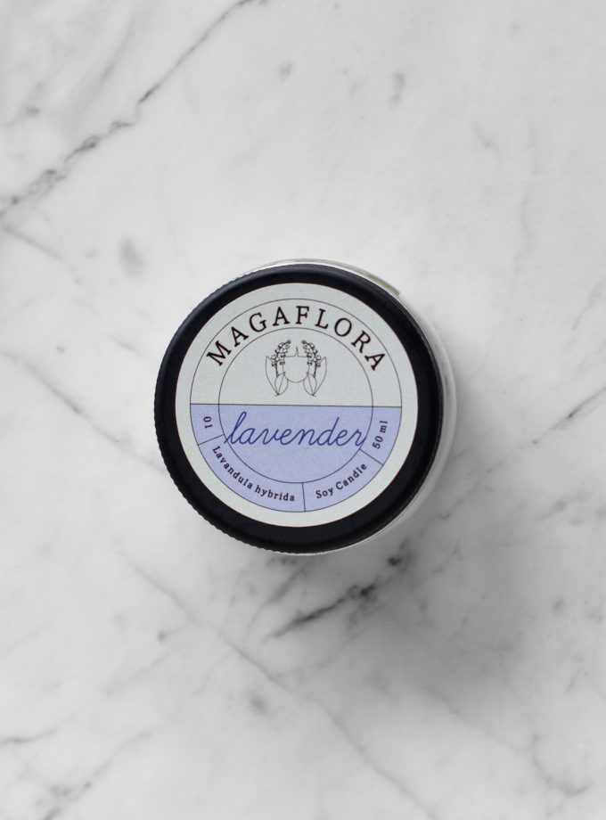 Lavender Soya Wax Mum