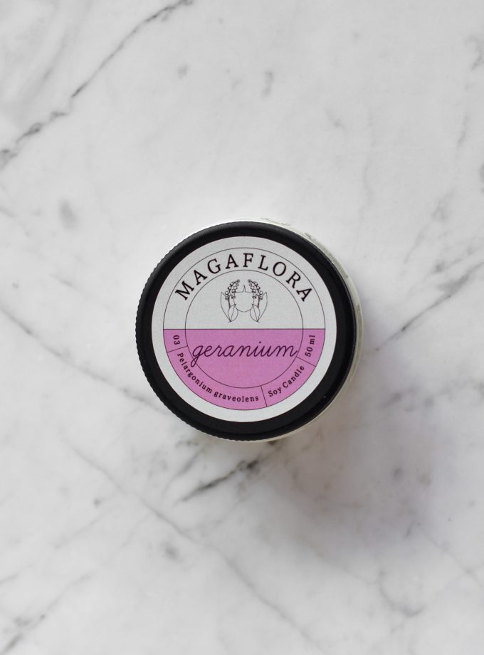 Geranium Soya Wax Mum