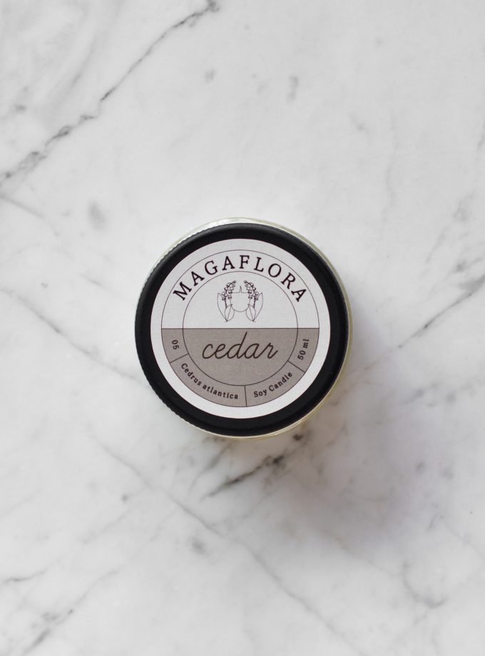 Cedar Soya Wax Mum
