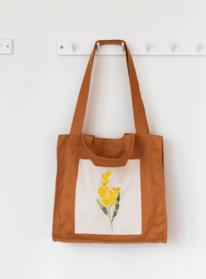 Nakışlı Alışveriş Çantaları- MİMOZA