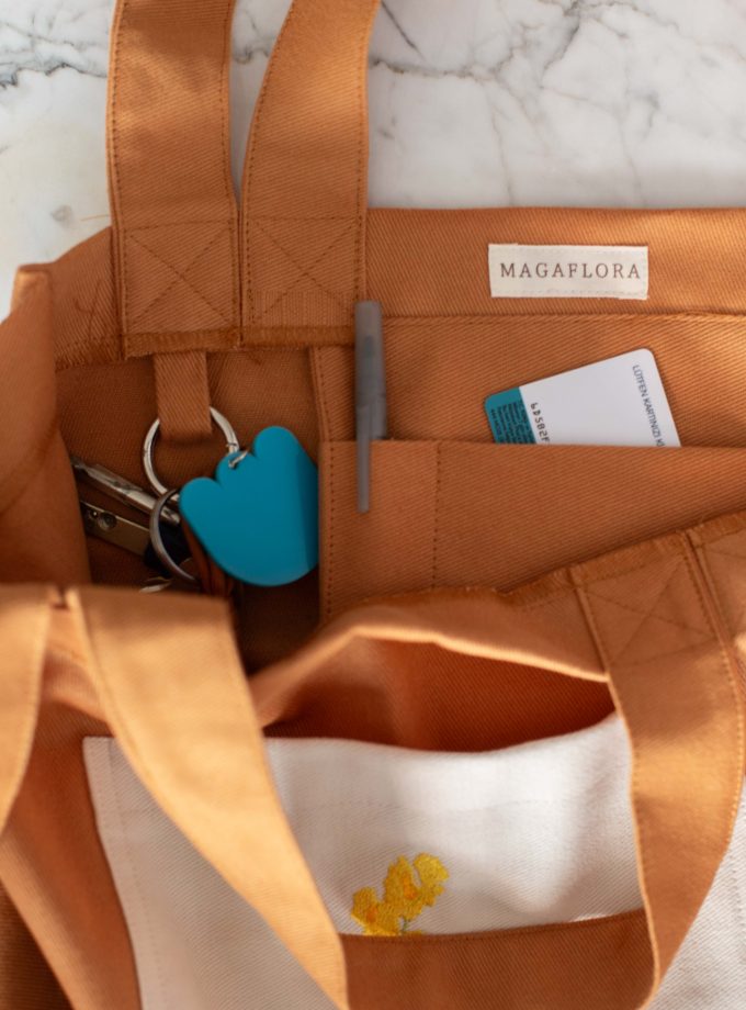 Nakışlı Alışveriş Çantaları- MİMOZA