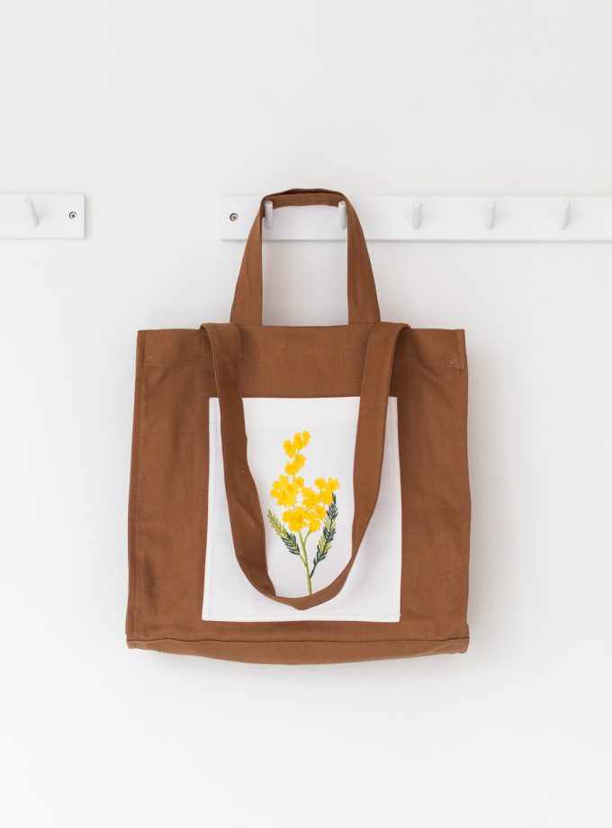 Nakışlı Alışveriş Çantaları- MİMOZA