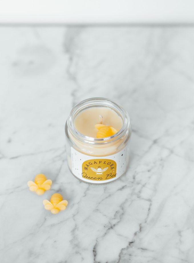 Queen Bee Balmumu ve Hindistancevizi Yağlı Mum