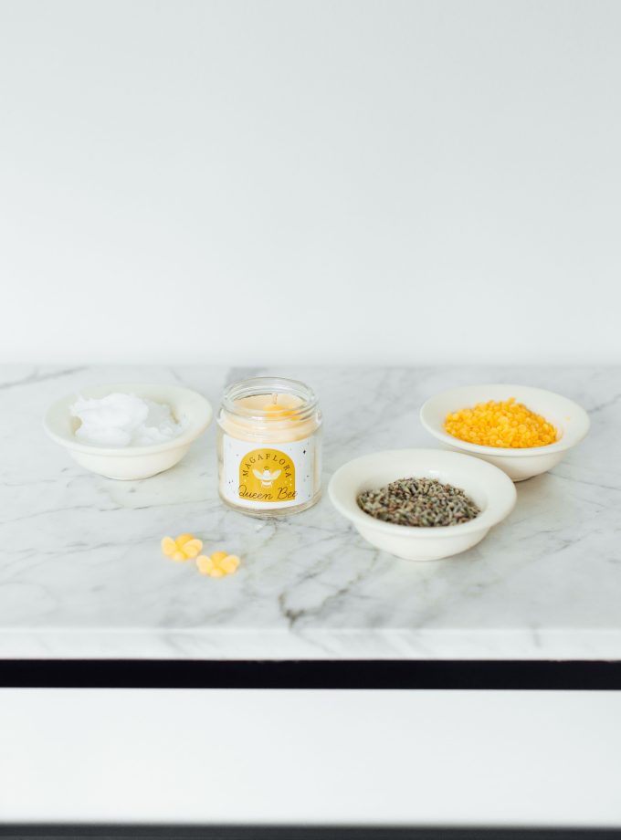 Queen Bee Balmumu ve Hindistancevizi Yağlı Mum