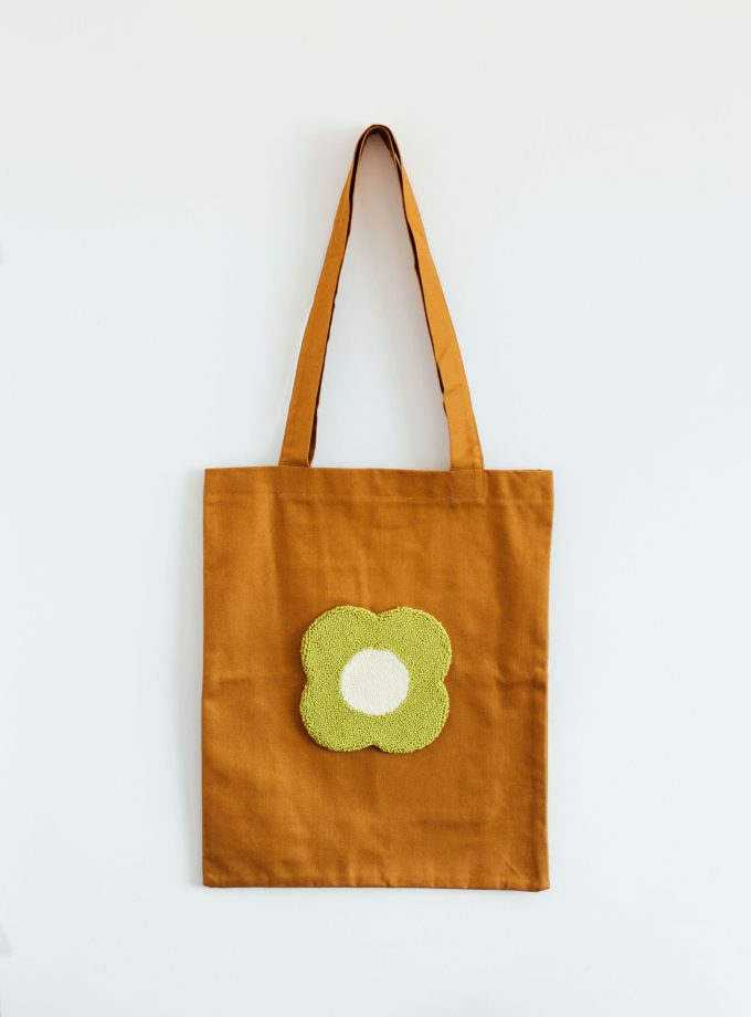 Punch Çiçekli Alışveriş Çantası