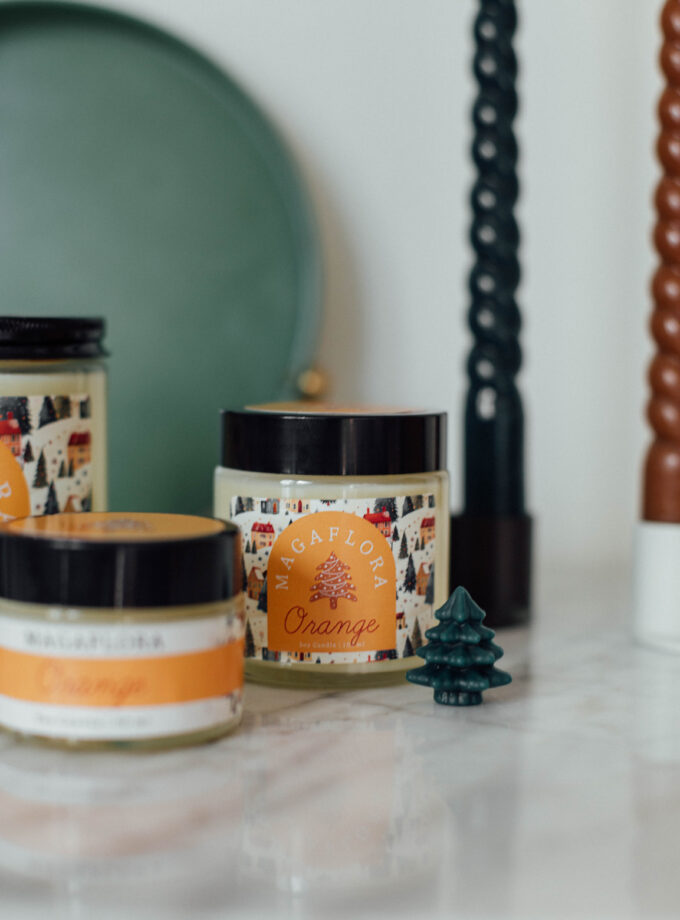 Yeni Yıl Orange Soya Wax Mum