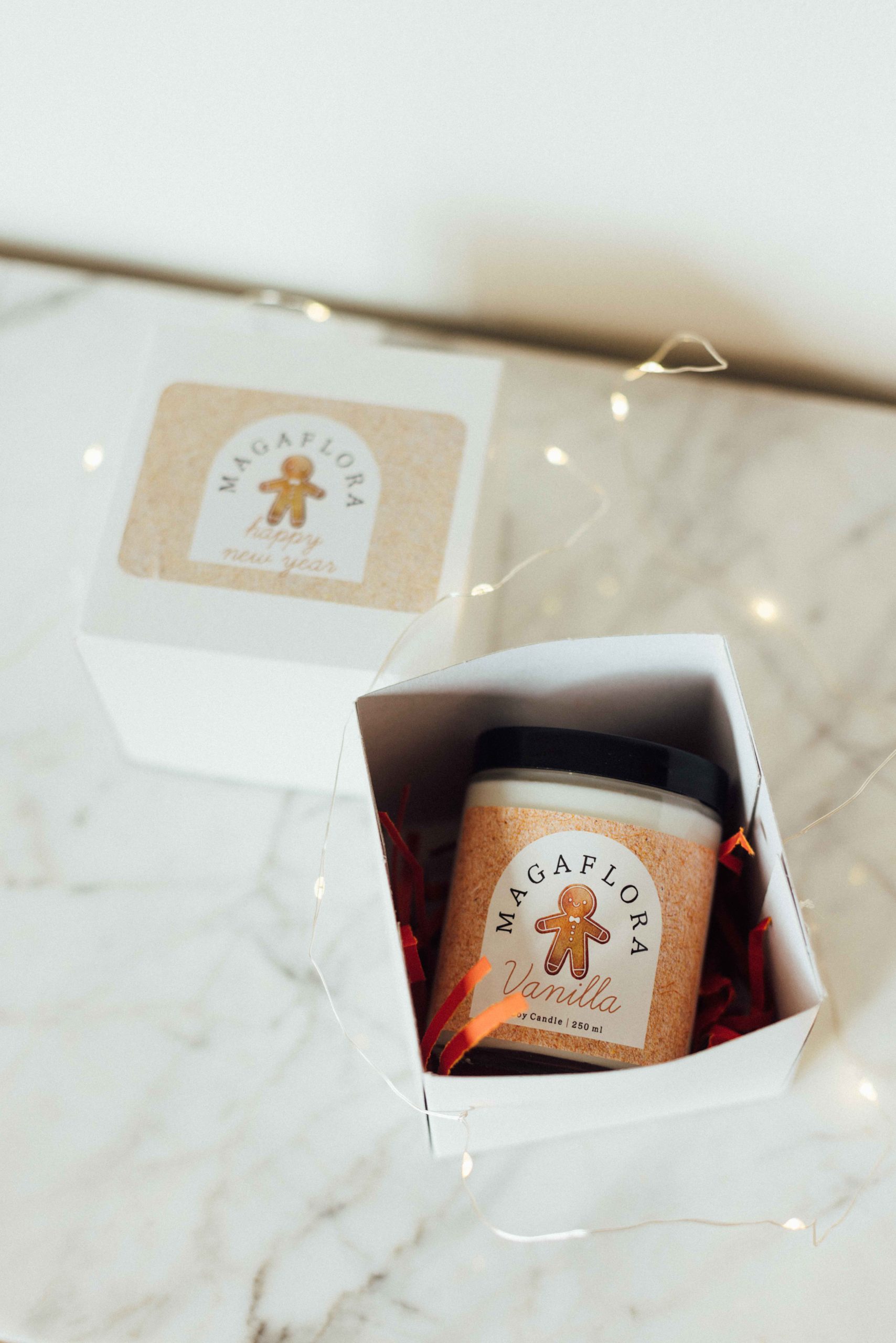 Yeni Yıl Vanilla Soya Wax Mum