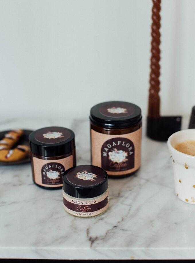 Yeni Yıl Coffee Soya Wax Mum