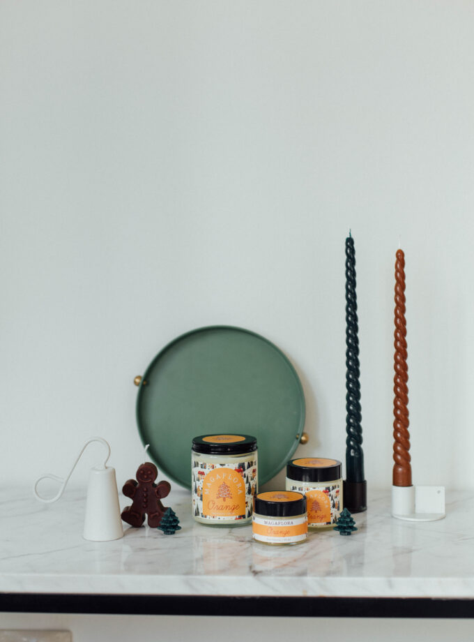 Yeni Yıl Orange Soya Wax Mum