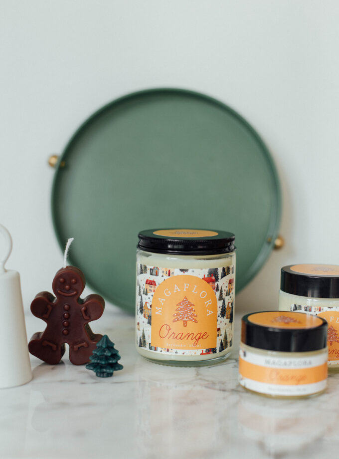Yeni Yıl Orange Soya Wax Mum