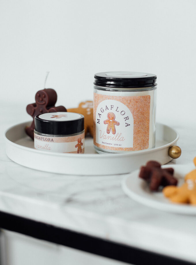 Yeni Yıl Vanilla Soya Wax Mum