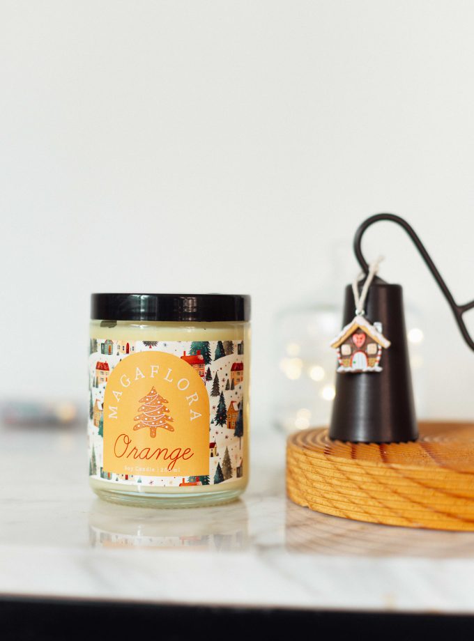 Yeni Yıl İkilisi 250 ML Mum ve Koyu Kahve Mum Söndürücü