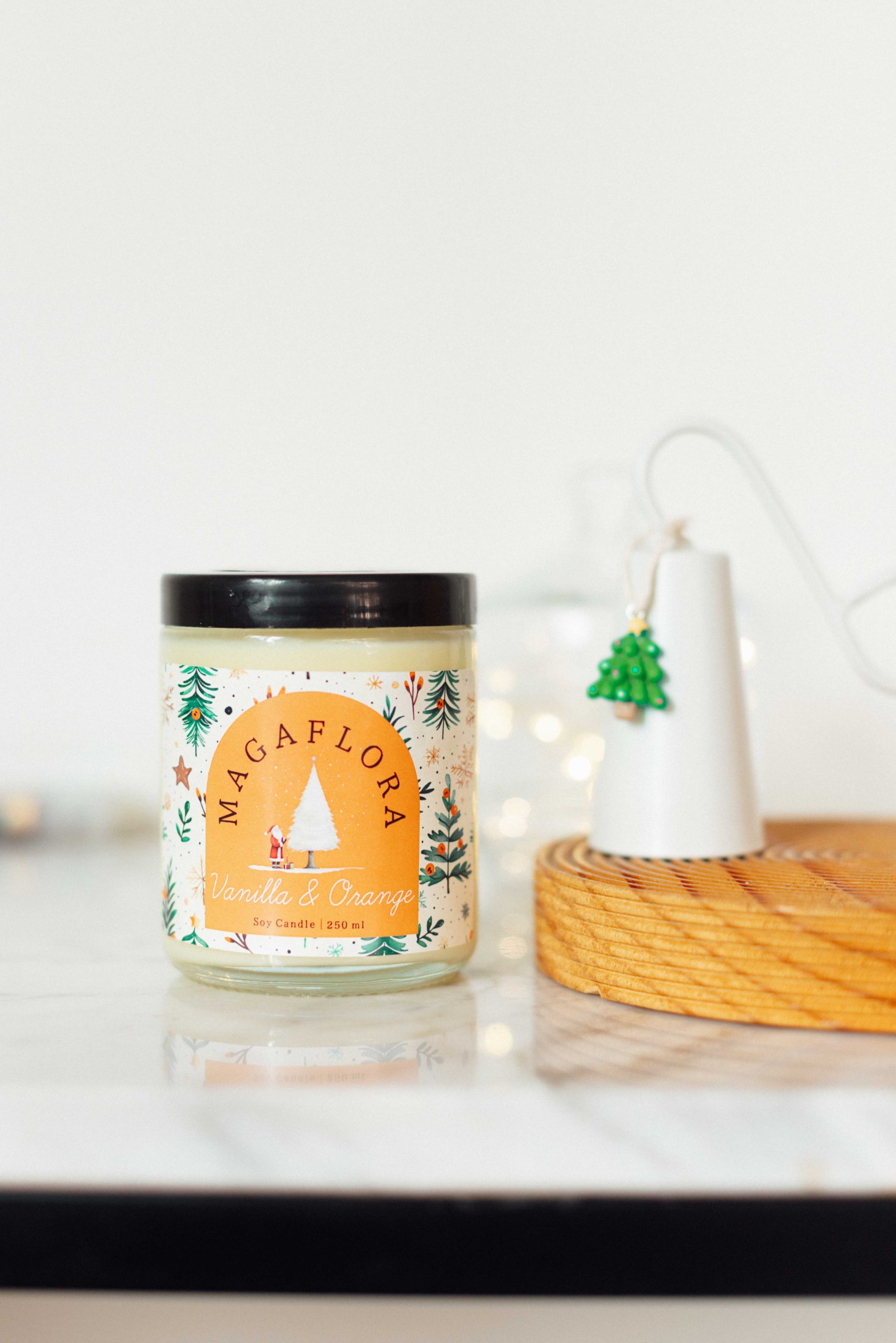 Yeni Yıl İkilisi 250 ML Mum ve Krem Mum Söndürücü