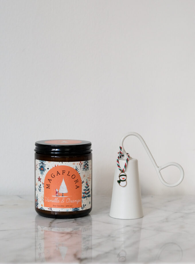 Yeni Yıl İkilisi 250 ML Mum ve Krem Mum Söndürücü