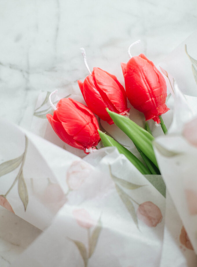 Balmumu Buket Lale Mum